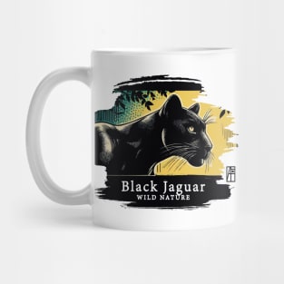 Black Jaguar - WILD NATURE - JAGUAR -12 Mug